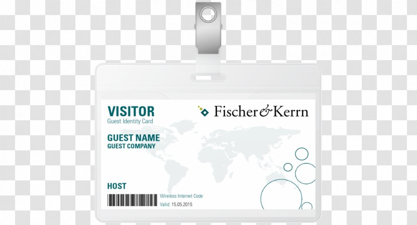 Brand Technology Font - Visitor Card Transparent PNG
