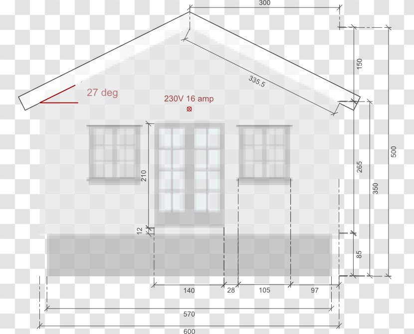 House Plan Architecture Interior Design Services - Roof Transparent PNG