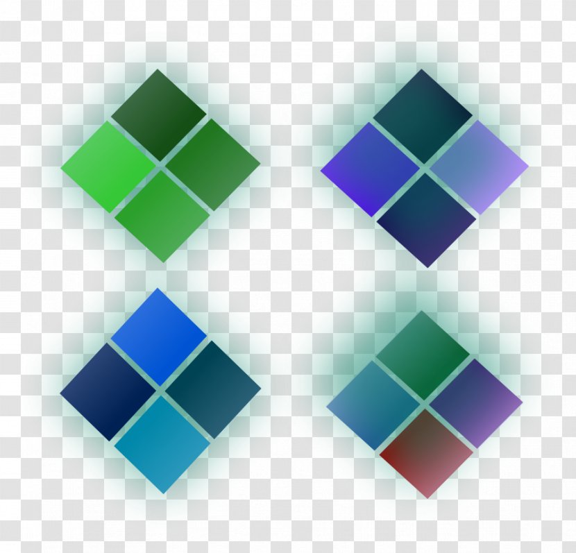 Blue Diamond Clip Art - Rubik S Cube - Cartoon Diamonds Transparent PNG