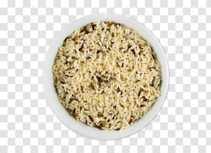 Brown Rice Pilaf Wild Basmati - Plate Transparent PNG