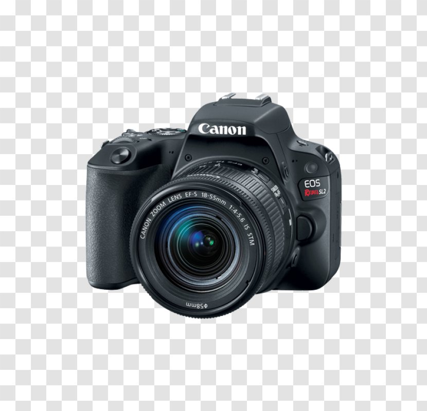 Canon EOS 800D 200D EF Lens Mount EF-S 18–55mm - Camera Transparent PNG