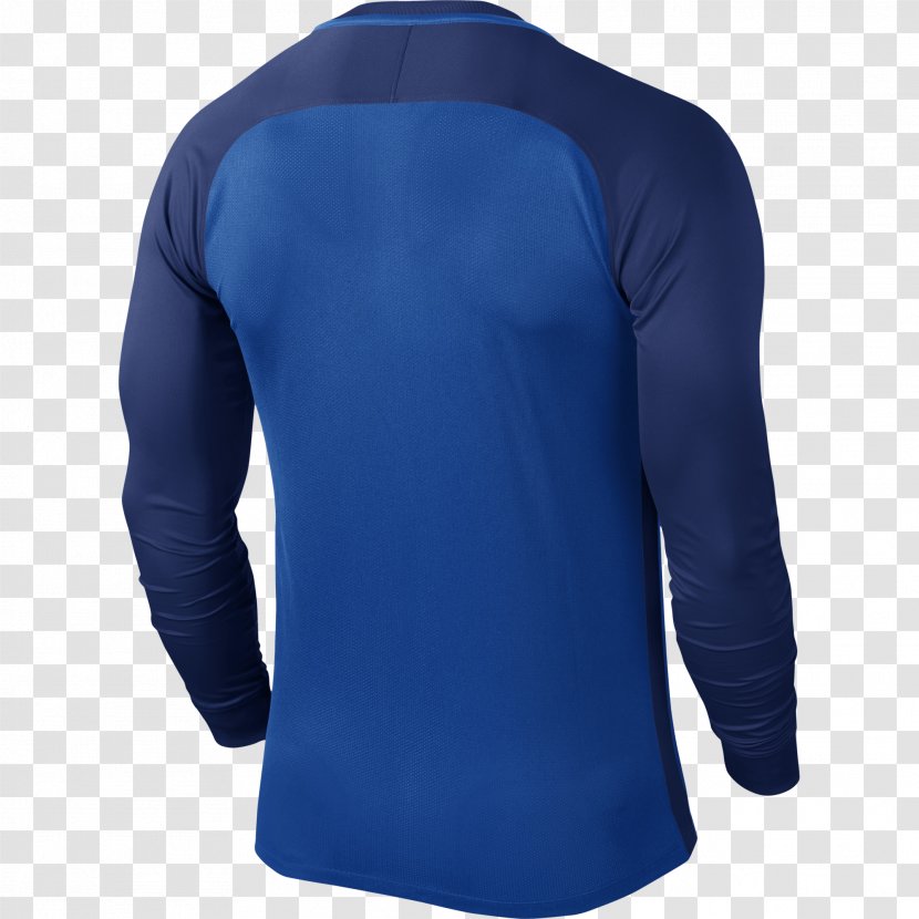 Long-sleeved T-shirt Jersey Clothing - Blue Transparent PNG