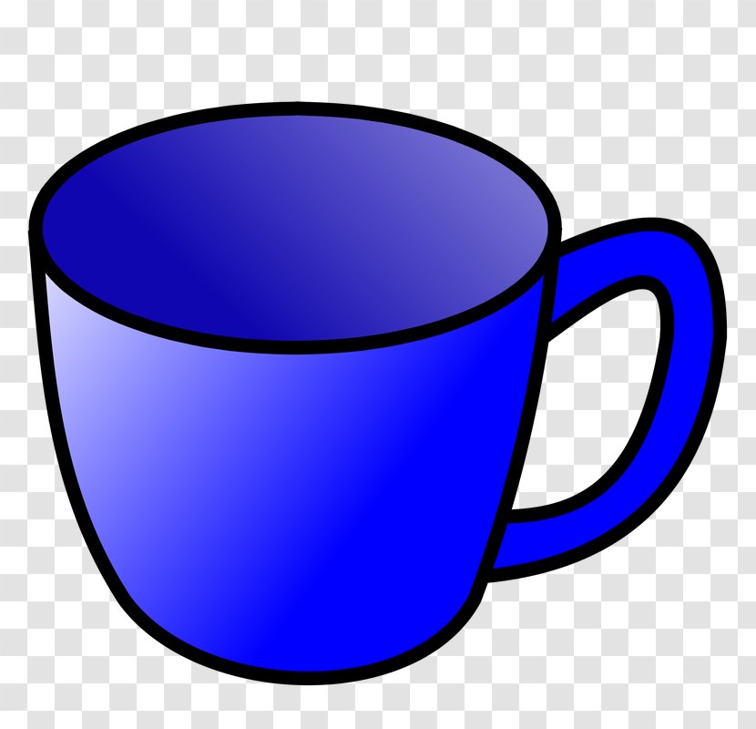 Cobalt Blue Mug Clip Art - Serveware - Drink Tea Transparent PNG