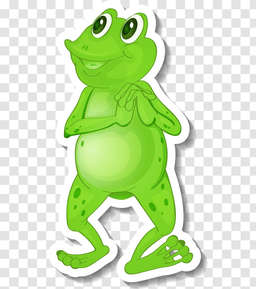 Frog Art Clip - Green Transparent PNG