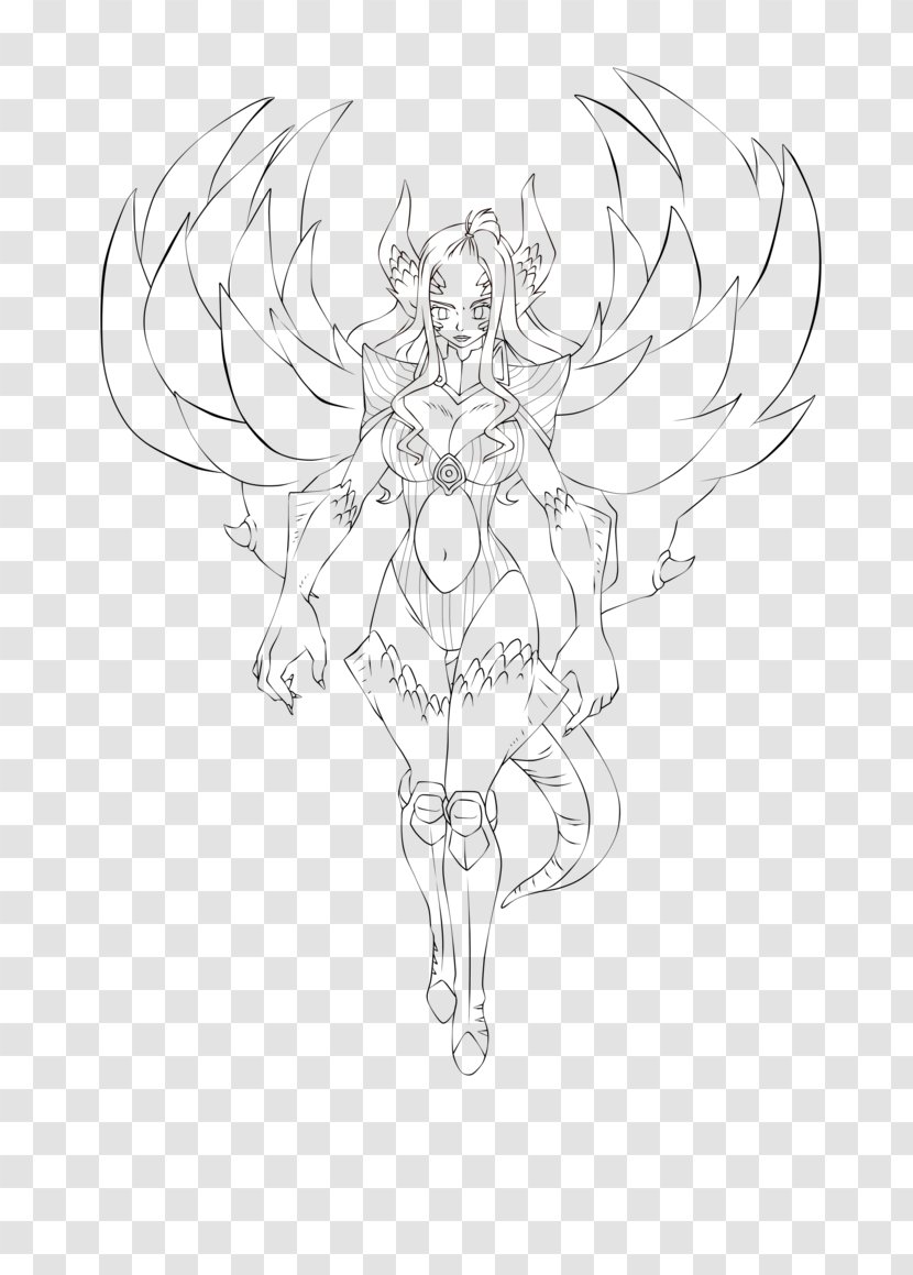 Drawing Line Art Inker Cartoon Sketch - Frame - Mirajane Transparent PNG