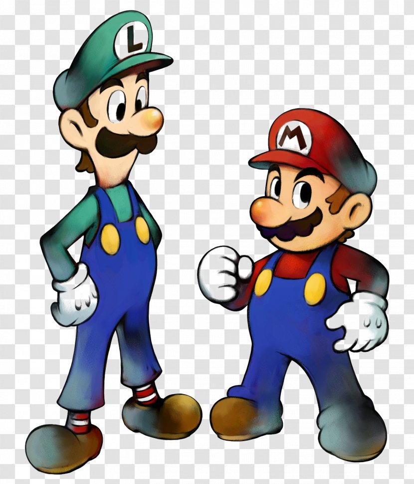 Mario & Luigi: Superstar Saga Partners In Time Bowser's Inside Story Bros. Dream Team - Paper - Bros Transparent PNG