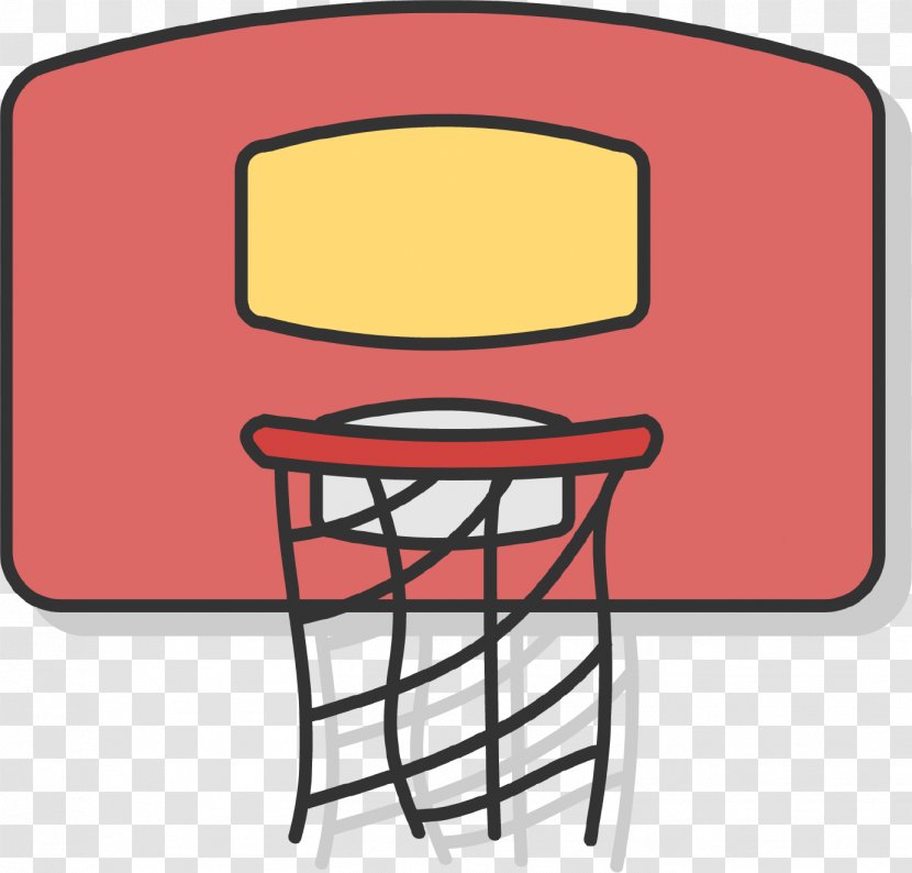 Basketball Rebound Backboard Icon - Furniture - Cartoon Box Transparent PNG