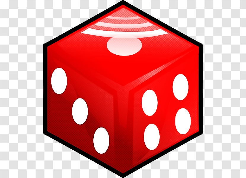 Red Games Dice Dice Game Recreation Transparent PNG