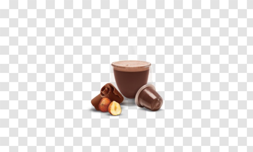 Hot Chocolate Praline Coffee Cream Bonbon - Cup - Hazelnut Transparent PNG