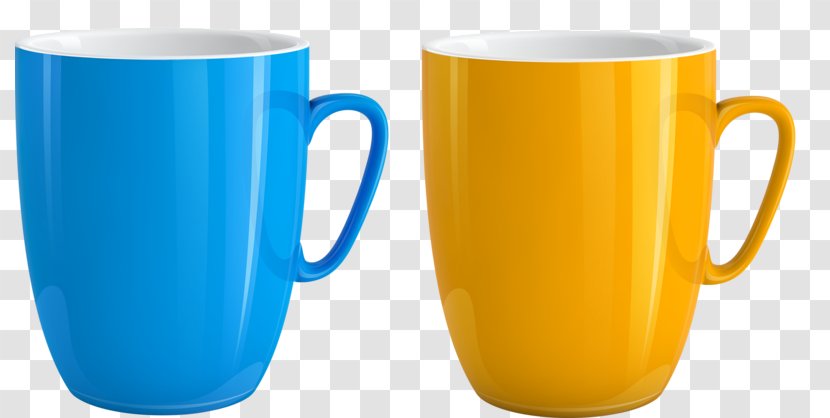 Coffee Cup Tea - Yellow - Double Transparent PNG