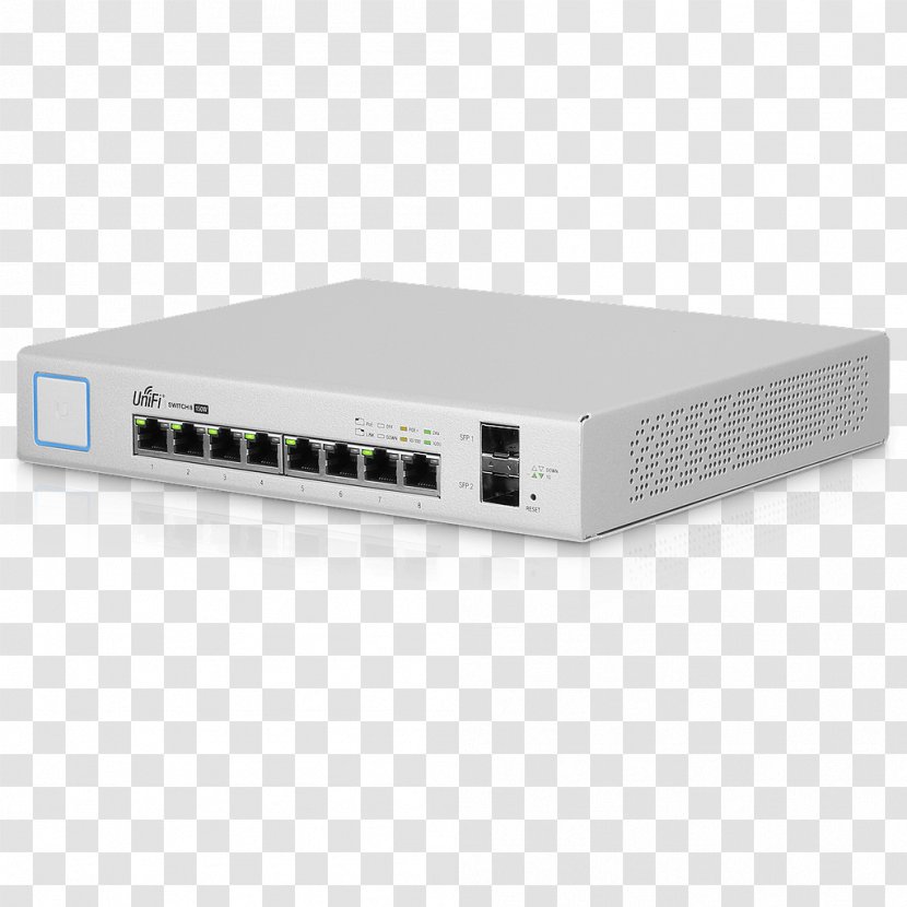 Wireless Router Network Switch Ubiquiti Networks Power Over Ethernet - Small Formfactor Pluggable Transceiver - Port Hole Transparent PNG
