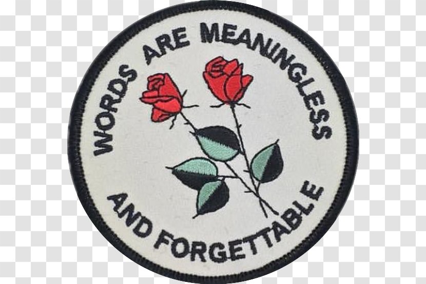Emblem Badge Flower Text Messaging - Sad Grunge Tumblr Transparent PNG