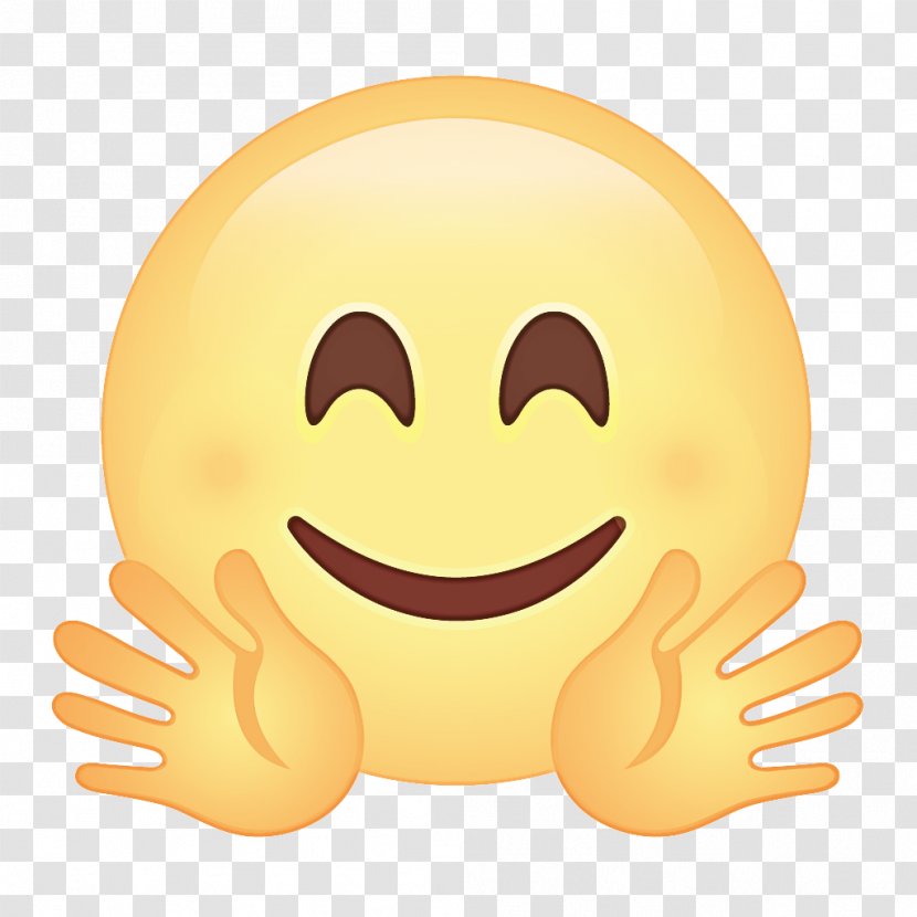 Happy Face Emoji - Cartoon - Thumb Gesture Transparent PNG