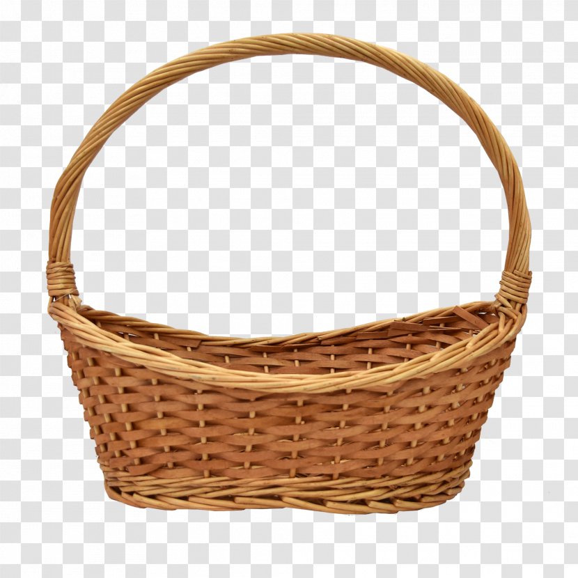 Basket Wicker Handle The Beadery Box - Food Gift Baskets Transparent PNG