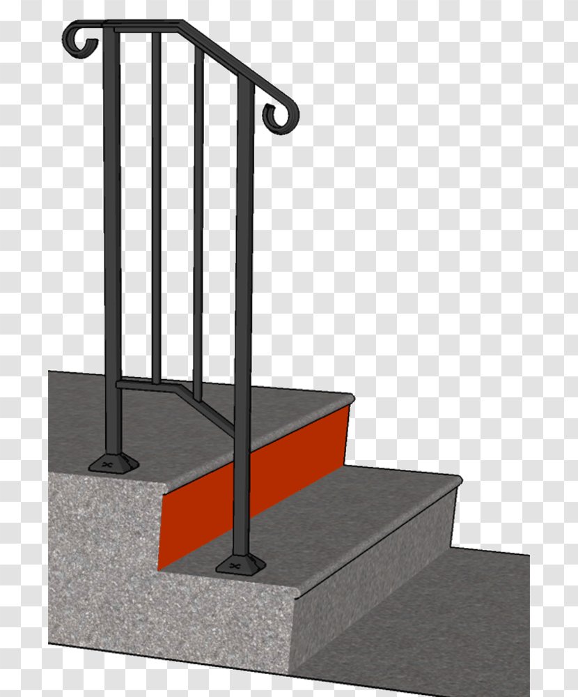 Handrail Stair Riser Stairs Steel Tread Transparent PNG