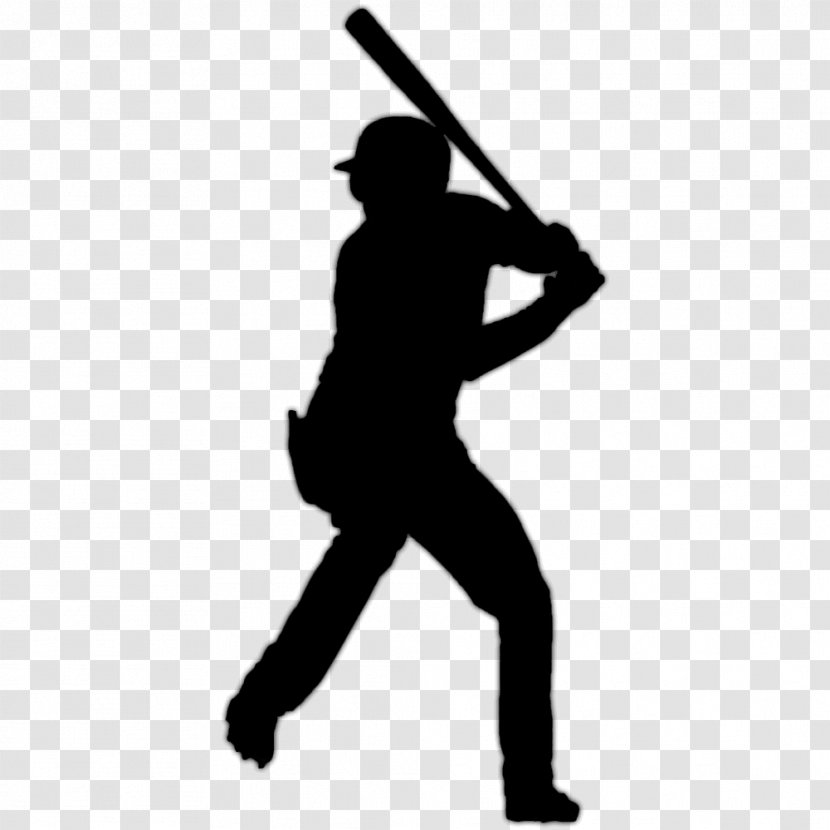 Silhouette Baseball Batting Illustration Royalty-free - Royaltyfree - Bat Transparent PNG