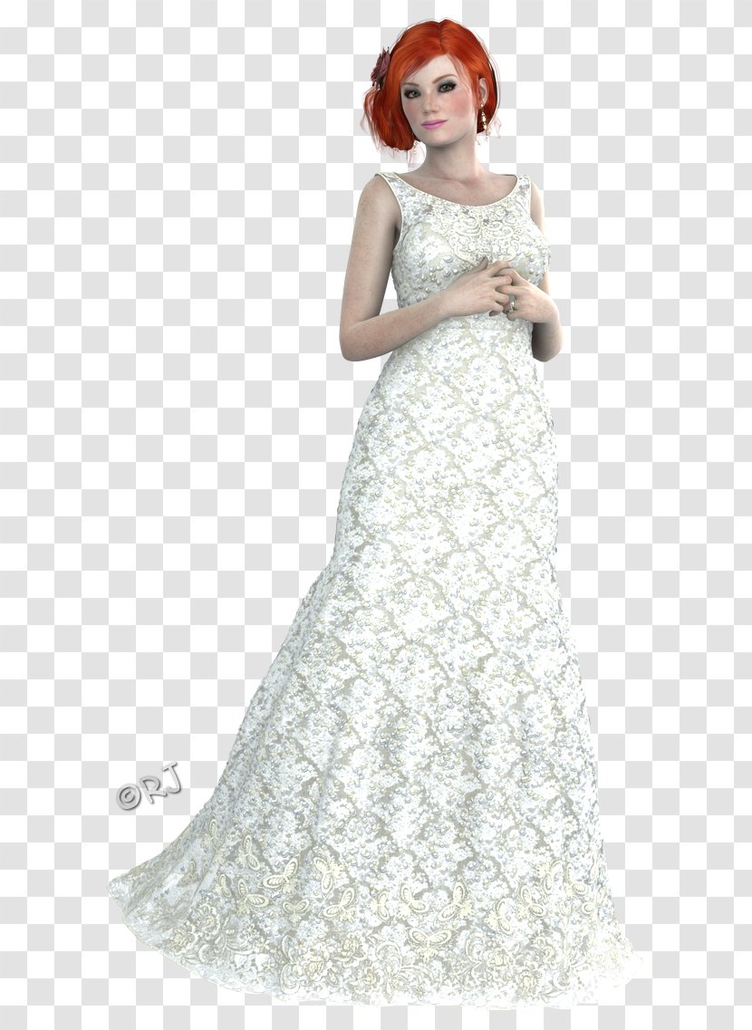 Wedding Dress Party Cocktail Gown - Flower Transparent PNG