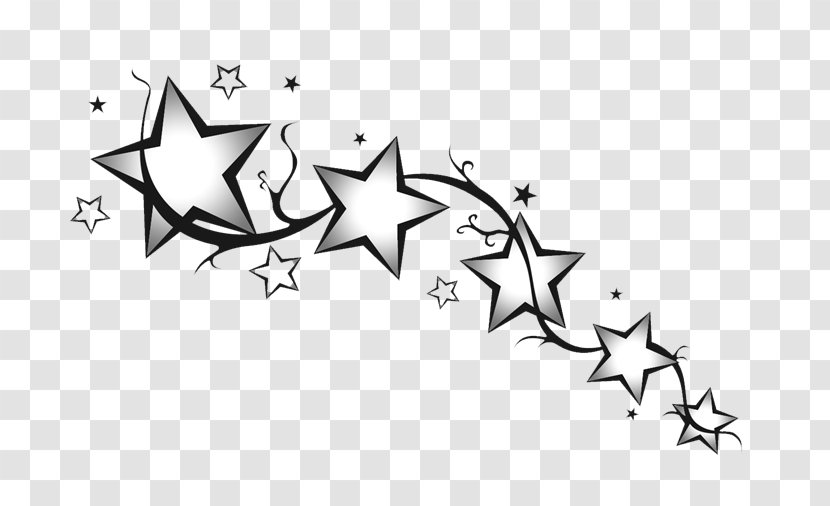 Drawing Tattoo Art Star - Stencil - Bale Transparent PNG