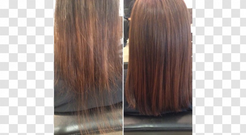 Long Hair Brown Coloring Caramel Color - Wig Transparent PNG