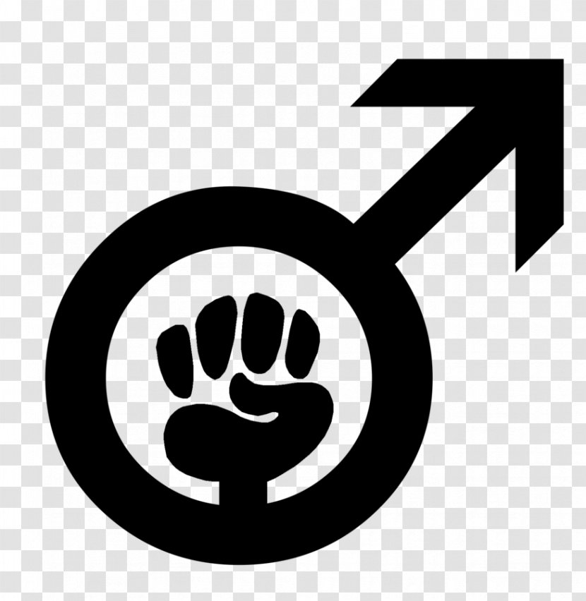 Gender Symbol Men's Liberation Movement Male Clip Art - Black And White Transparent PNG