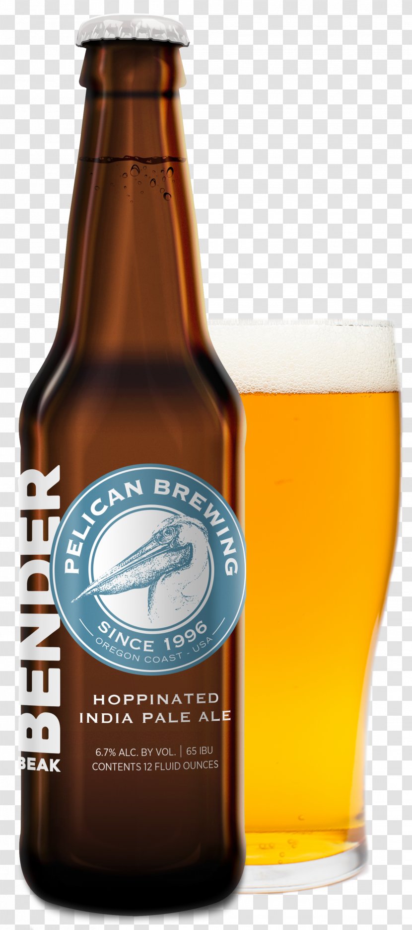 Pelican Brewing India Pale Ale Beer Founders Company - Alcohol By Volume Transparent PNG