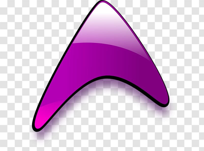 Arrow Clip Art - Pink - Icon Purple Transparent PNG