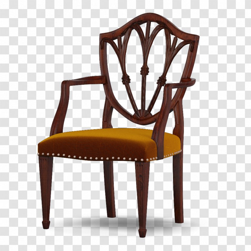 Table Chair Armrest Wood Transparent PNG