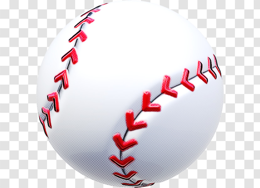 Red Ball Baseball Heart Ball Transparent PNG