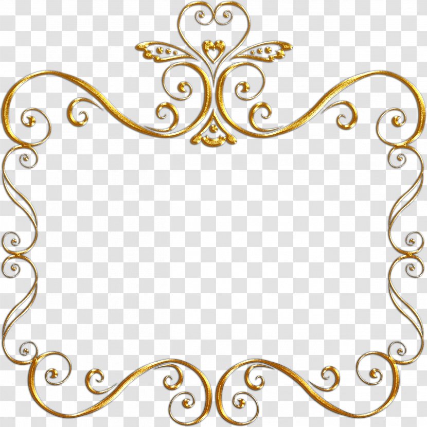 Picture Frames Black And White Gold Clip Art - Frame Transparent PNG