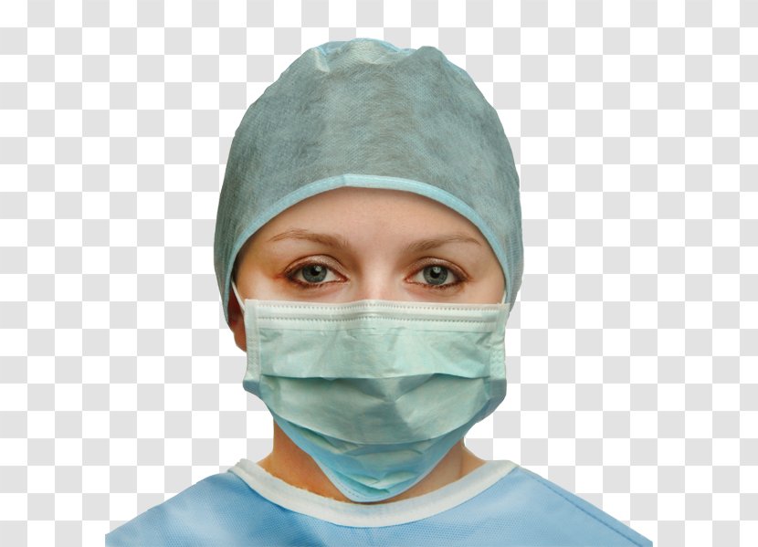 Surgical Mask Face Nose Surgery - Human Head Transparent PNG