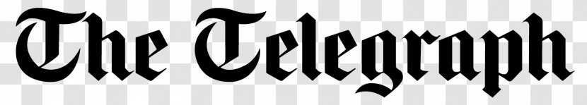 The Daily Telegraph London Logo News - Monochrome Transparent PNG