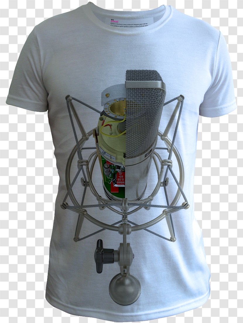 Ringer T-shirt Clothing Sleeve - Microphone Transparent PNG