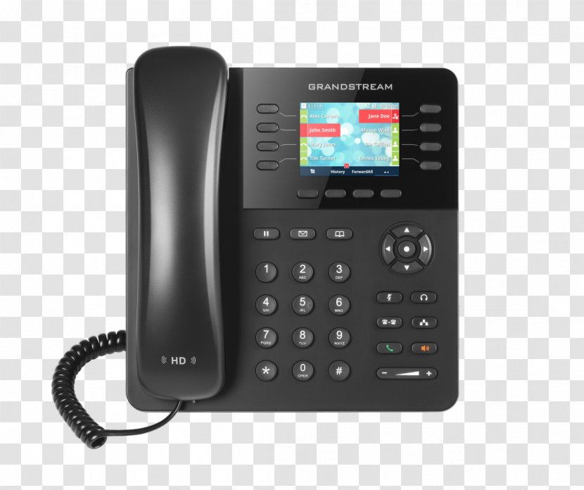Grandstream Networks VoIP Phone Telephone Voice Over IP Session Initiation Protocol - Ip Pbx - High-end Mobile Phones Transparent PNG