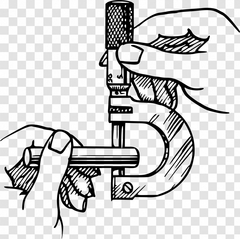 Micrometer LDM Manufacturing LLC Clip Art - Finger - Screwdriver Transparent PNG