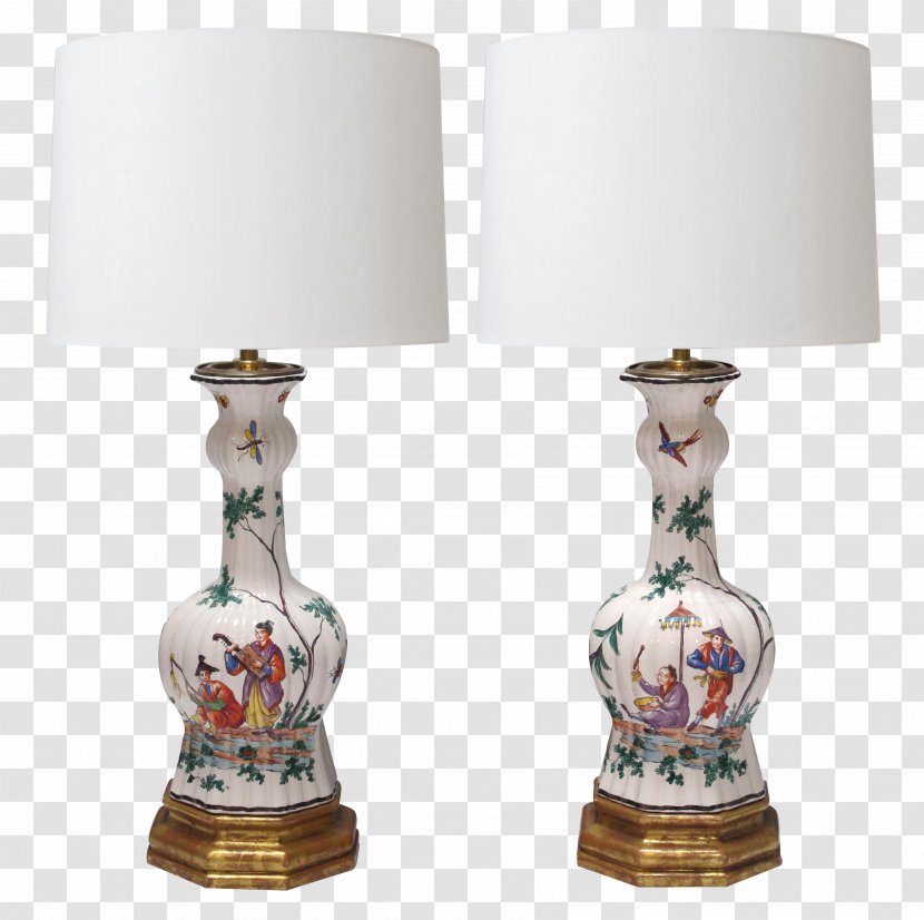 Faience Ceramic Table Light Fixture Porcelain - Chinoiserie Transparent PNG