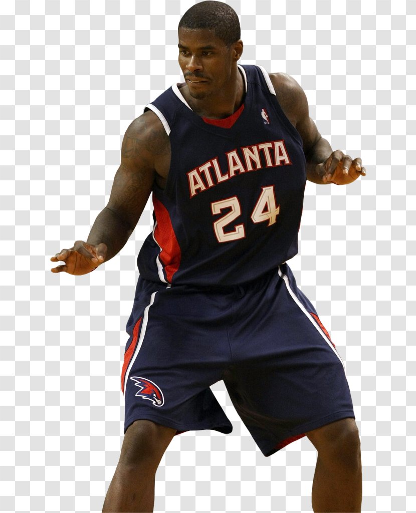 Mike Bibby Atlanta Hawks Basketball Player Jersey - Knee Transparent PNG