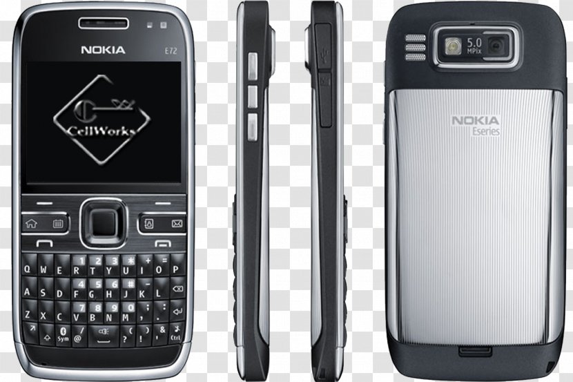 Nokia E72 E75 E71 E5-00 Eseries - Mobile Phones - Smartphone Transparent PNG