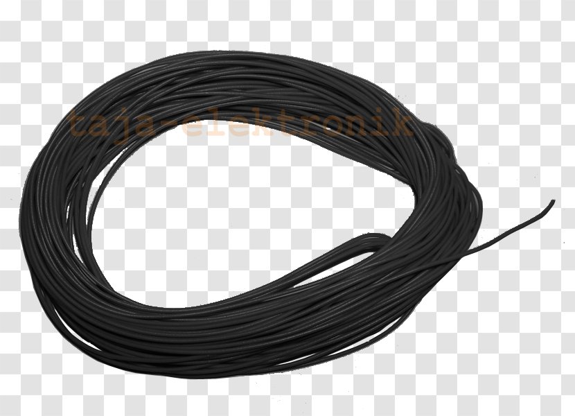 Wire Electrical Cable - Electronics Accessory - Litze Transparent PNG