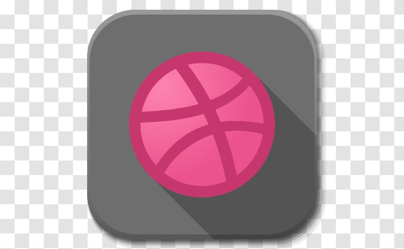 Pink Symbol Magenta - Email Client - Apps Dribble B Transparent PNG