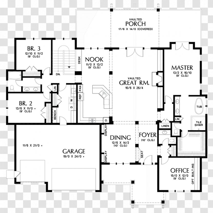 Floor Plan House - Diagram - Design Transparent PNG