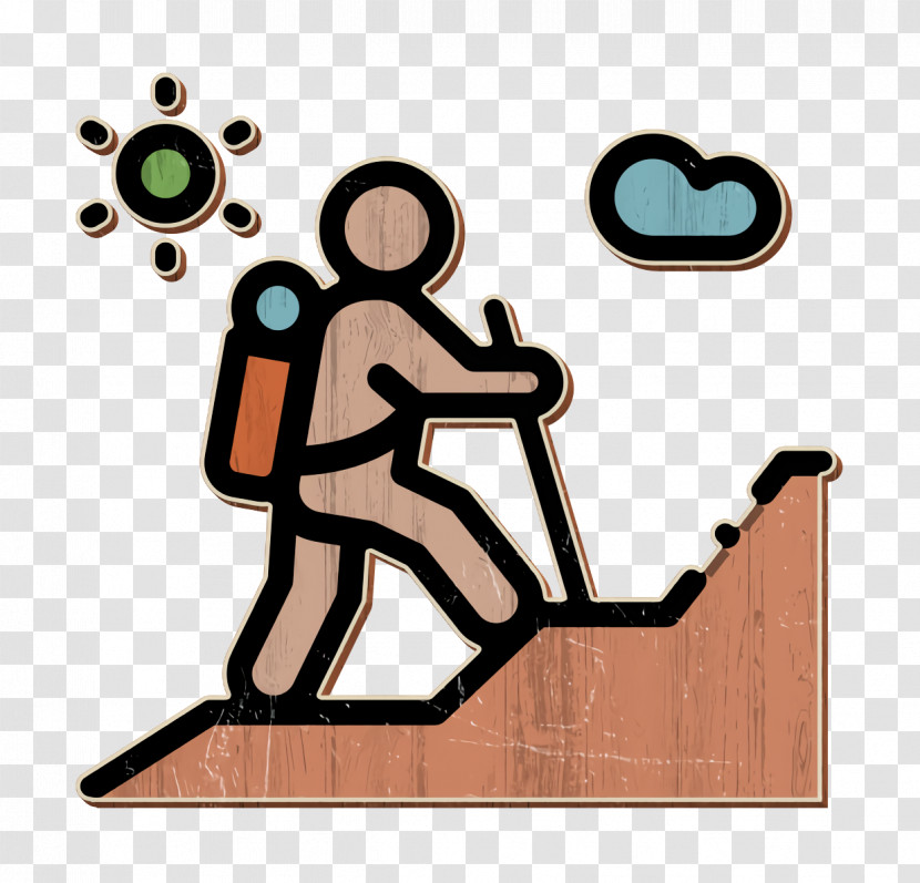 Hiking Icon Backpack Icon Adventure Icon Transparent PNG