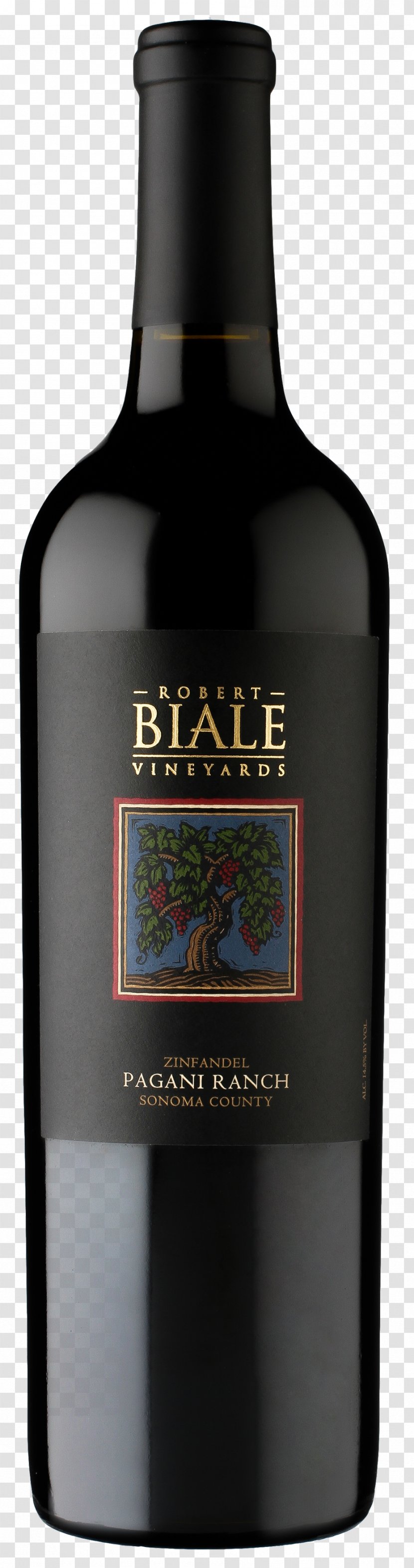 Liqueur Robert Biale Vineyards Zinfandel Dessert Wine - Glass Bottle Transparent PNG
