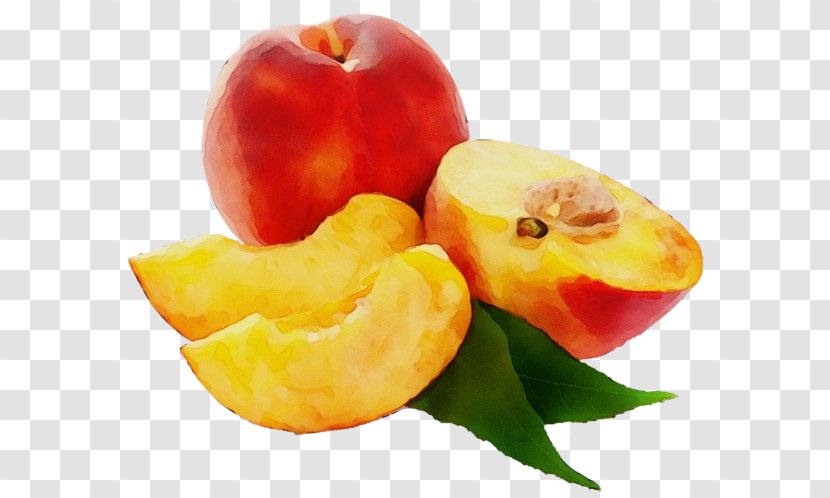 Food Yellow Fruit Plant Natural Foods - Accessory Nectarines Transparent PNG