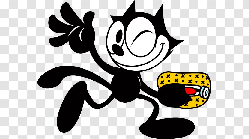 Felix The Cat Black Bendy And Ink Machine Animation - Small To Medium Sized Cats Transparent PNG
