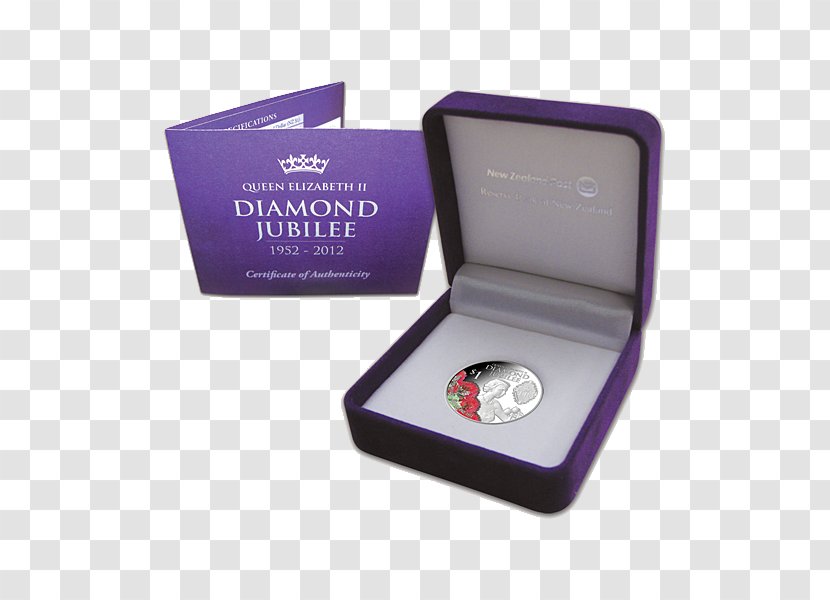 Diamond Jubilee Of Queen Elizabeth II Commemorative Coin Silver - Gold - Jubille Celebration Transparent PNG