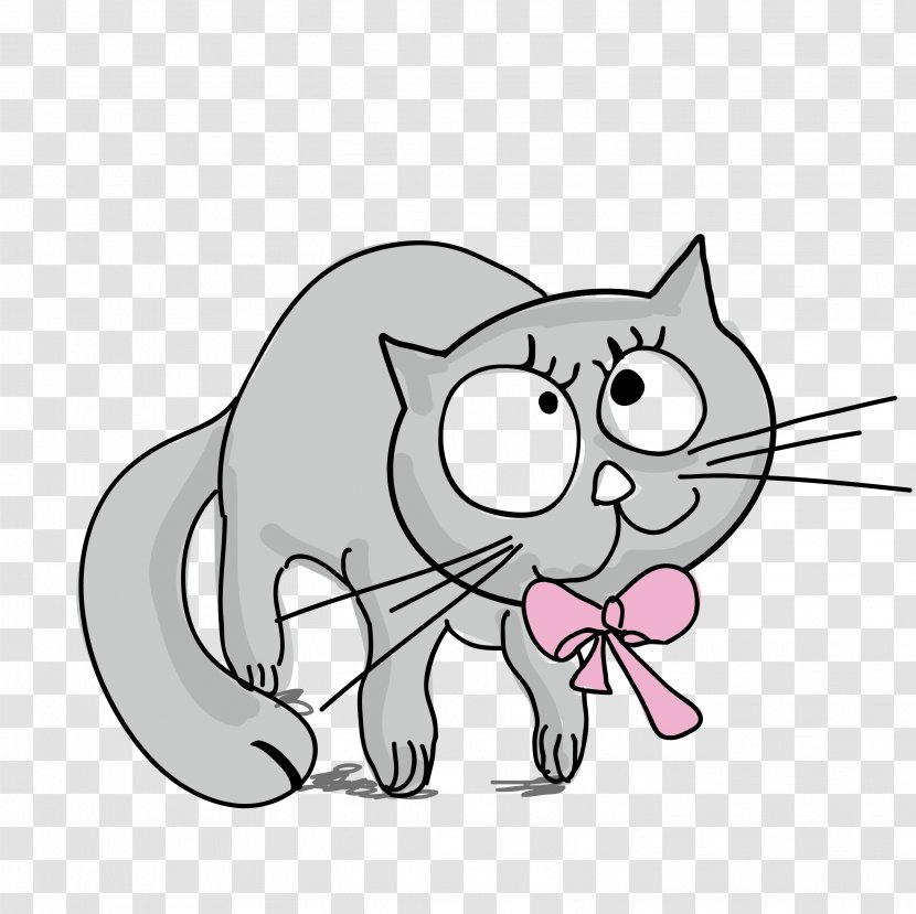 Cat Kitten Whiskers - Watercolor - Funny Meng Transparent PNG