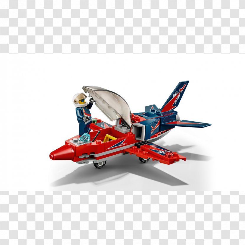 Airplane Amazon.com Lego City LEGO 60177 Airshow Jet - Wing Transparent PNG