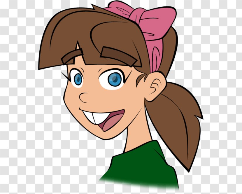 Timmy Turner Trixie Tang Tootie Timantha Tomboy - Silhouette - Watercolor Transparent PNG