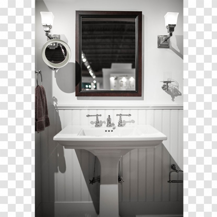 Sink Bathroom Cabinet Kohler Co. Shower - Plumbing Fixtures - Top Transparent PNG