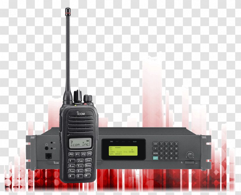 PTT ID Icom Incorporated Very High Frequency Electronics Radio - System Transparent PNG